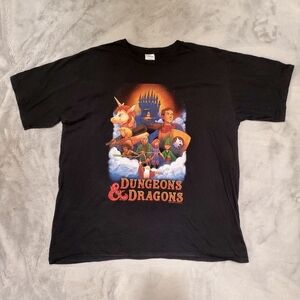 Dungeons & Dragons Black T-Shirt Size XL